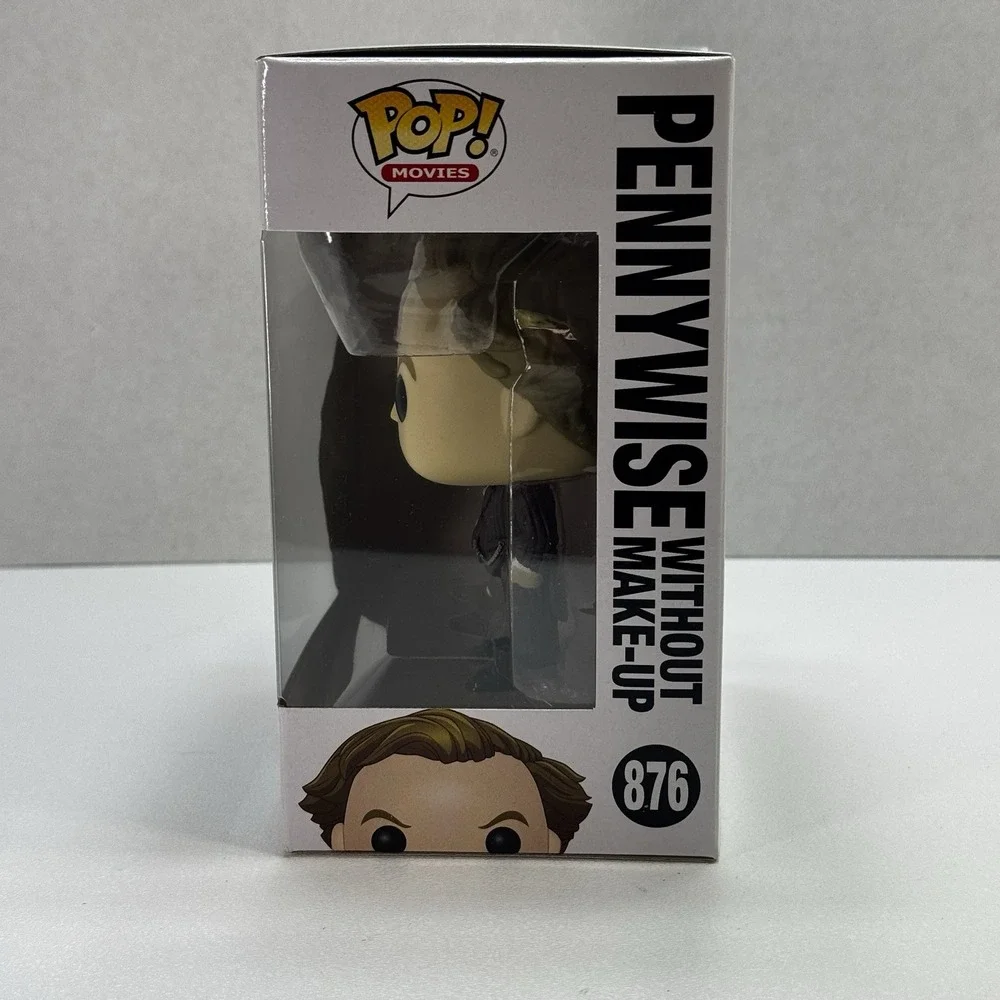 PENNYWISE (WITHOUT MAKEUP) Funko Pop! IT Chapter 2 Vinyl Figure #876 Horror NEW